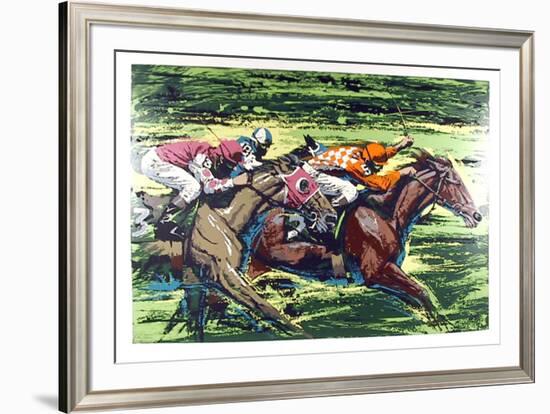 The Finish Line-Harry Schaare-Framed Limited Edition