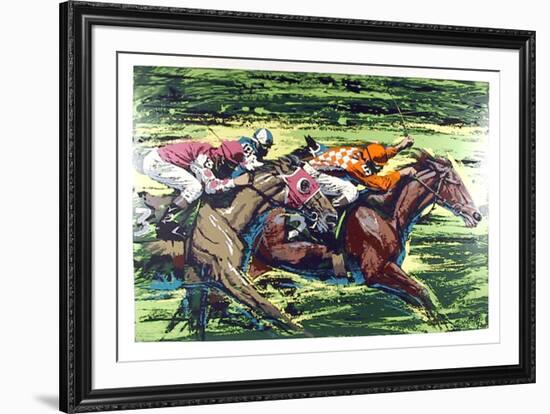 The Finish Line-Harry Schaare-Framed Limited Edition