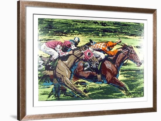 The Finish Line-Harry Schaare-Framed Limited Edition