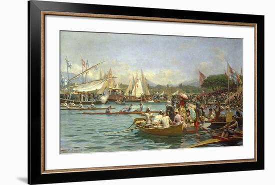 The Finish Line-Frederic Dufaux-Framed Premium Giclee Print