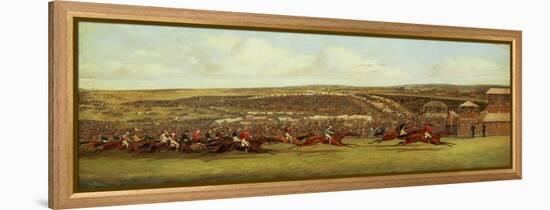 The Finish of the Derby-Henry Thomas Alken-Framed Premier Image Canvas