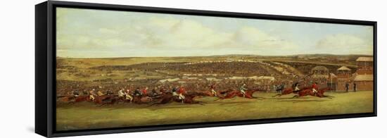 The Finish of the Derby-Henry Thomas Alken-Framed Premier Image Canvas