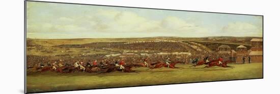 The Finish of the Derby-Henry Thomas Alken-Mounted Giclee Print