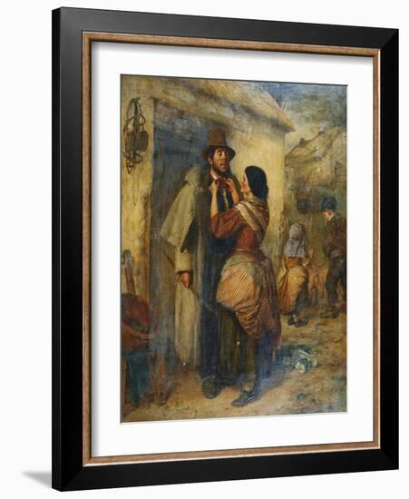 The Finishing Touch-Erskine Nicol-Framed Giclee Print