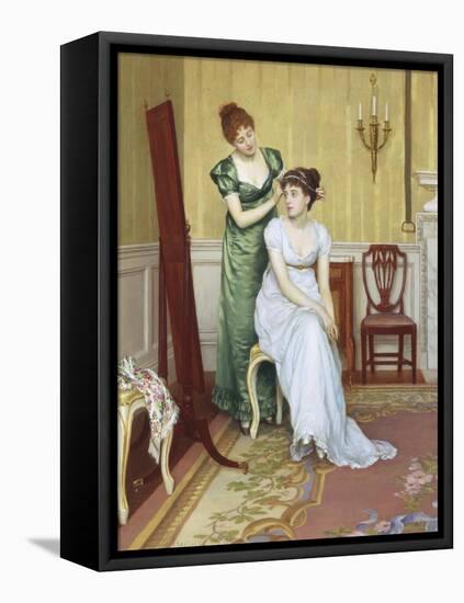 The Finishing Touch-Charles Haigh-Wood-Framed Premier Image Canvas