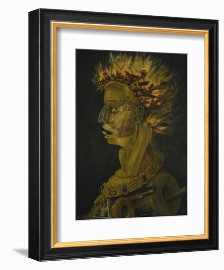 The Fire, 1566-Giuseppe Arcimboldo-Framed Giclee Print