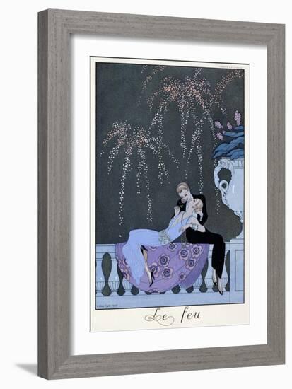 'The Fire', 1925-Unknown-Framed Giclee Print