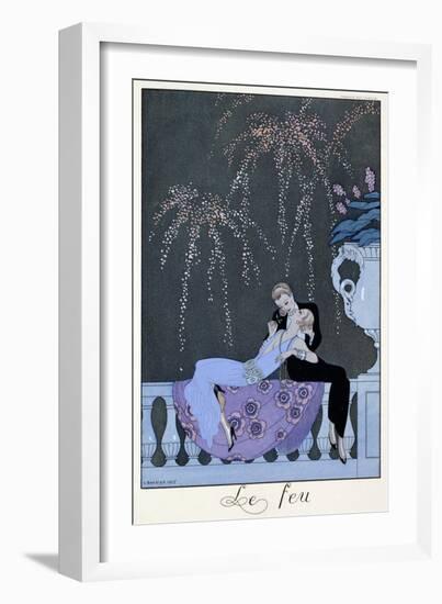 'The Fire', 1925-Unknown-Framed Giclee Print