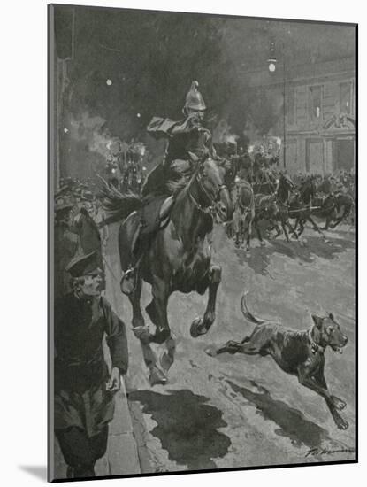 The Fire Brigade-Frederic De Haenen-Mounted Giclee Print