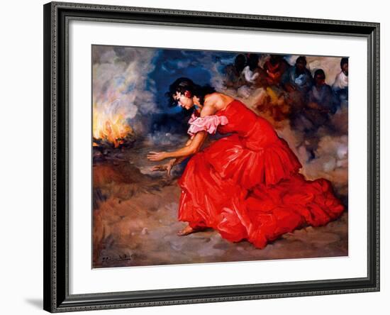 The Fire Dance-Fransisco R S Clemente-Framed Giclee Print