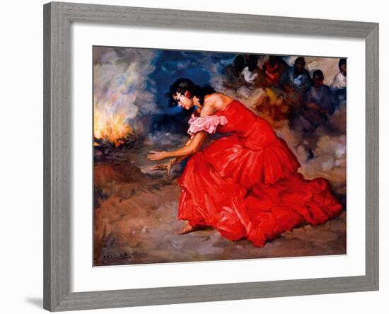 The Fire Dance-Fransisco R S Clemente-Framed Giclee Print