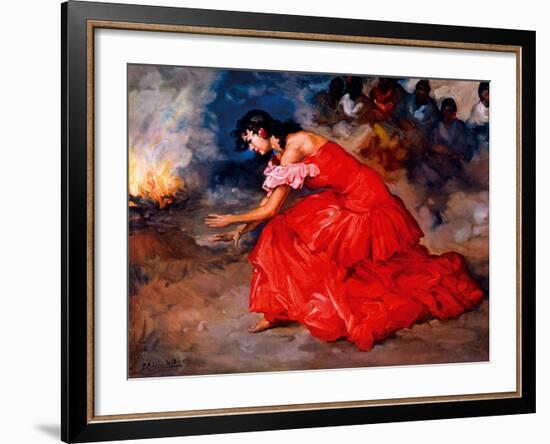 The Fire Dance-Fransisco R S Clemente-Framed Giclee Print