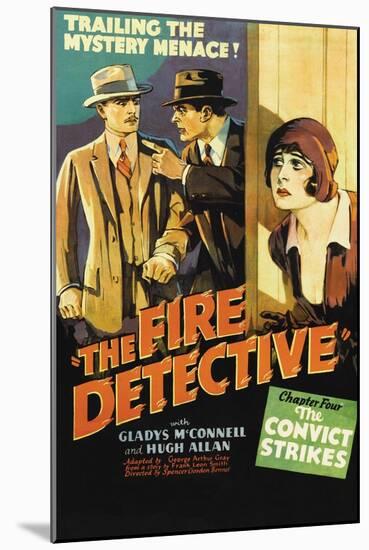 The Fire Detective-null-Mounted Art Print