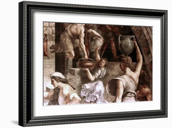 The Fire in the Borgo (Detail), 1514-Raphael-Framed Giclee Print