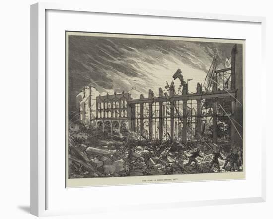 The Fire in Wood-Street, City-null-Framed Giclee Print