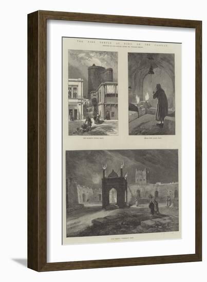 The Fire Temple at Baku, on the Caspian-William 'Crimea' Simpson-Framed Giclee Print