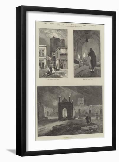 The Fire Temple at Baku, on the Caspian-William 'Crimea' Simpson-Framed Giclee Print