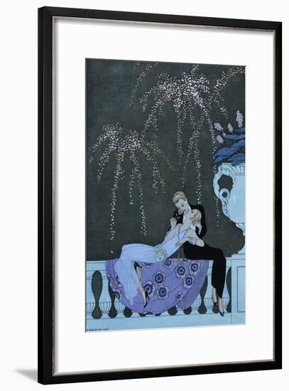 The Fire-Georges Barbier-Framed Giclee Print