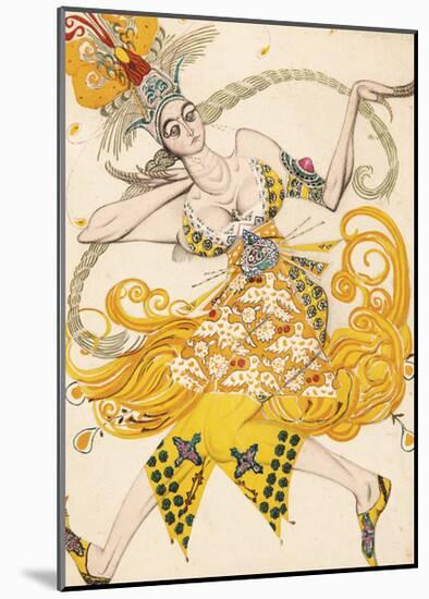 The Firebird Ballet-Leon Bakst-Mounted Premium Giclee Print