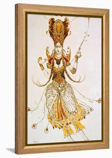 The Firebird, Costume Design for Stravinsky's Ballet the Firebird, 1910-Leon Bakst-Framed Premier Image Canvas