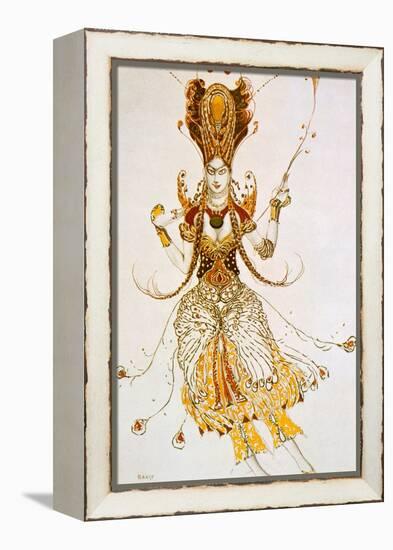 The Firebird, Costume Design for Stravinsky's Ballet the Firebird, 1910-Leon Bakst-Framed Premier Image Canvas