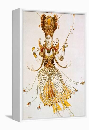 The Firebird, Costume Design for Stravinsky's Ballet the Firebird, 1910-Leon Bakst-Framed Premier Image Canvas