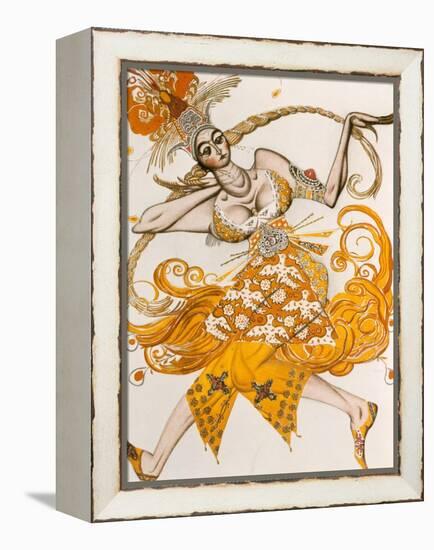 The Firebird, Costume for the Firebird, the Ballet by Lgor Stravinsky, 1910-Leon Bakst-Framed Premier Image Canvas