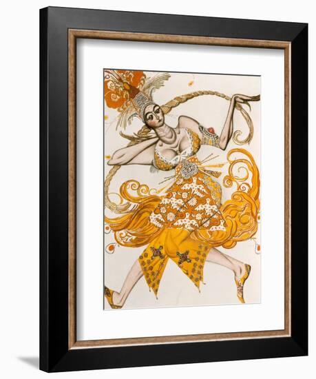 The Firebird, Costume for the Firebird, the Ballet by Lgor Stravinsky, 1910-Leon Bakst-Framed Giclee Print