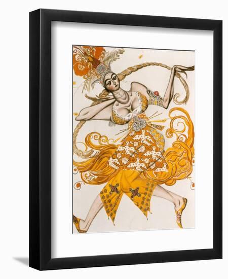 The Firebird, Costume for the Firebird, the Ballet by Lgor Stravinsky, 1910-Leon Bakst-Framed Giclee Print