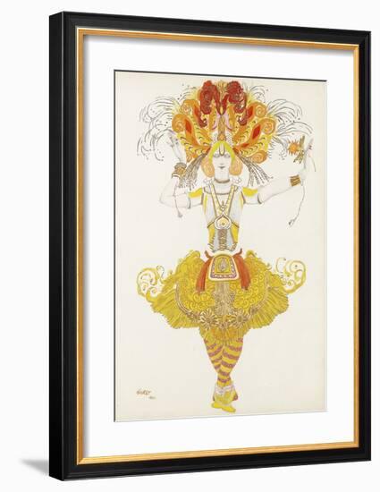 The Firebird Costume-Leon Bakst-Framed Premium Giclee Print