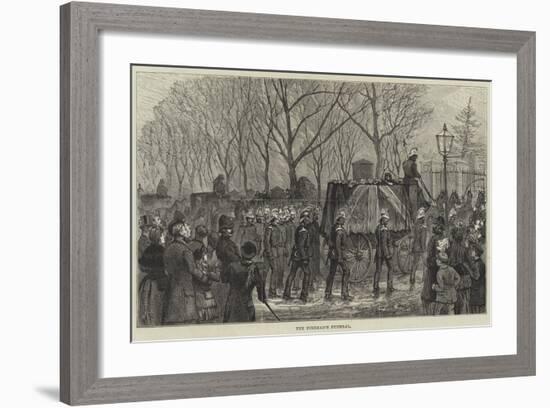 The Fireman's Funeral-null-Framed Giclee Print