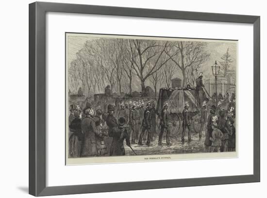 The Fireman's Funeral-null-Framed Giclee Print