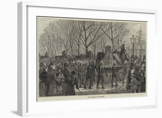 The Fireman's Funeral-null-Framed Giclee Print