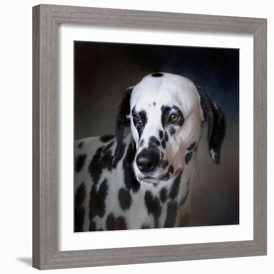 The Firemans Dog Dalmatian-Jai Johnson-Framed Giclee Print