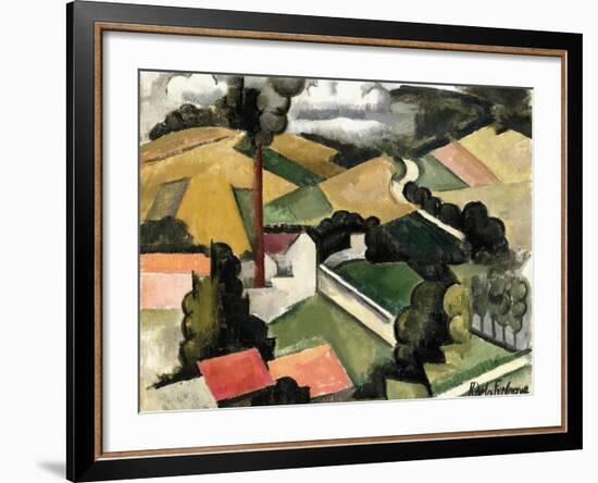 The Fireplace Factory-Roger de La Fresnaye-Framed Giclee Print