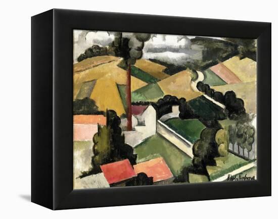 The Fireplace Factory-Roger de La Fresnaye-Framed Premier Image Canvas