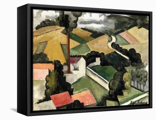 The Fireplace Factory-Roger de La Fresnaye-Framed Premier Image Canvas