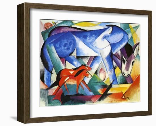 The First Animals, 1913-Franz Marc-Framed Giclee Print