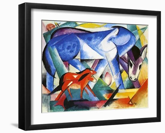 The First Animals, 1913-Franz Marc-Framed Giclee Print