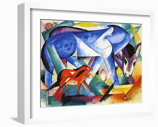 The First Animals, 1913-Franz Marc-Framed Giclee Print