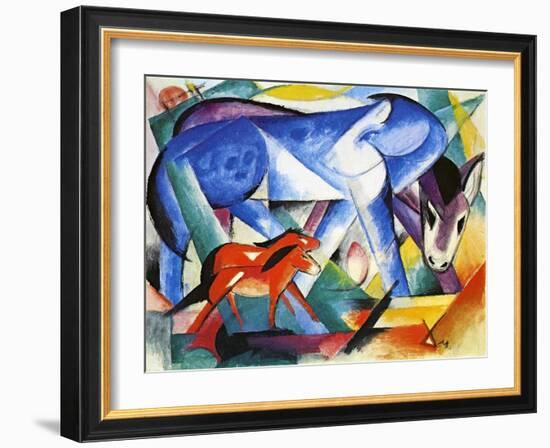 The First Animals, 1913-Franz Marc-Framed Giclee Print