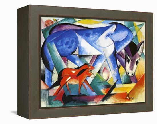 The First Animals, 1913-Franz Marc-Framed Premier Image Canvas