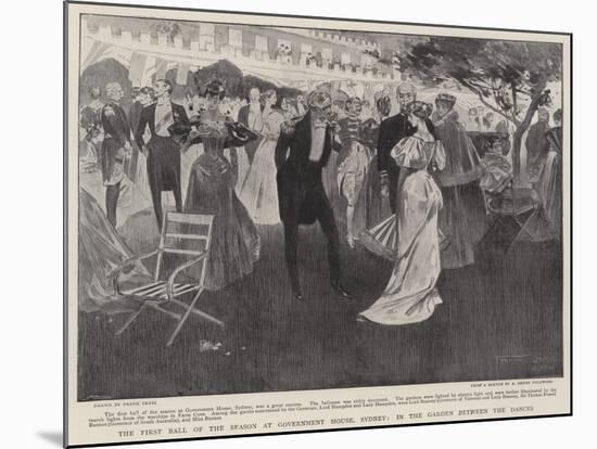 The First Ball of the Season at Government House, Sydney, in the Garden Between the Dances-Frank Craig-Mounted Giclee Print
