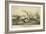 The First Battle Between 'Iron' Ships of War, Published C.1862-Henry Bill-Framed Giclee Print