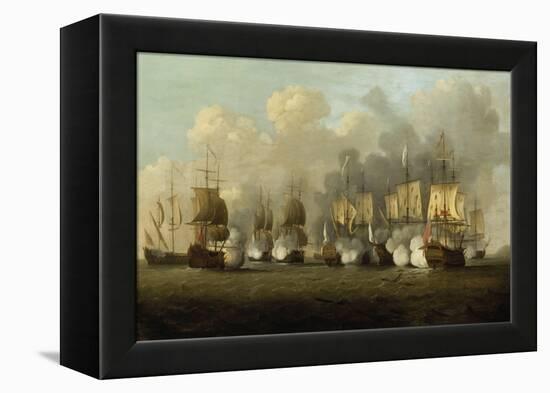 The First Battle of Finesterre, 3rd May 1747-Richard Paton-Framed Premier Image Canvas