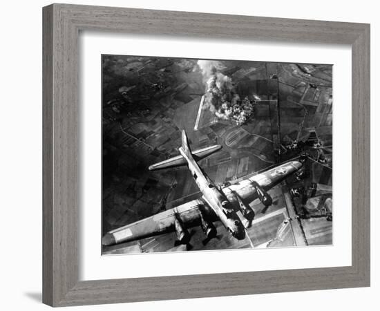 The First Big Raid by the 8th Air Force On a Focke Wulf Plant at Marienburg-Stocktrek Images-Framed Photographic Print