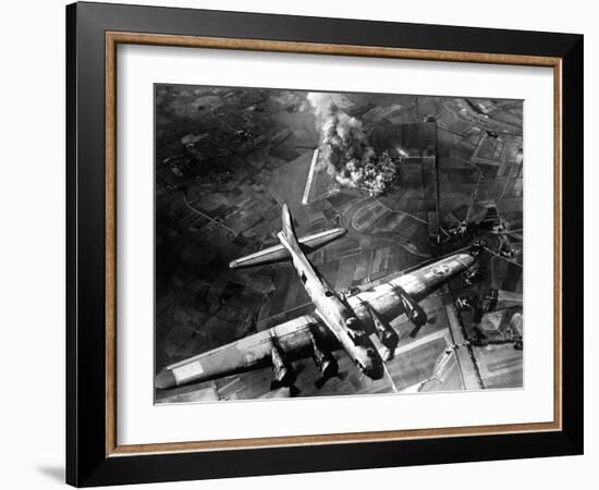 The First Big Raid by the 8th Air Force On a Focke Wulf Plant at Marienburg-Stocktrek Images-Framed Photographic Print