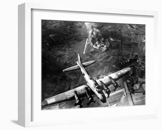 The First Big Raid by the 8th Air Force On a Focke Wulf Plant at Marienburg-Stocktrek Images-Framed Photographic Print