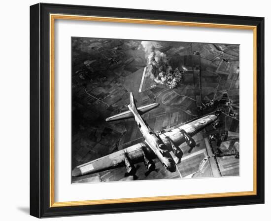 The First Big Raid by the 8th Air Force On a Focke Wulf Plant at Marienburg-Stocktrek Images-Framed Photographic Print