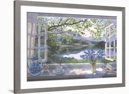 The First Bluebells-Stephen Darbishire-Framed Giclee Print